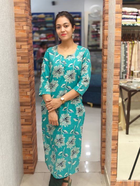 Pure Cotton Kurti 011624