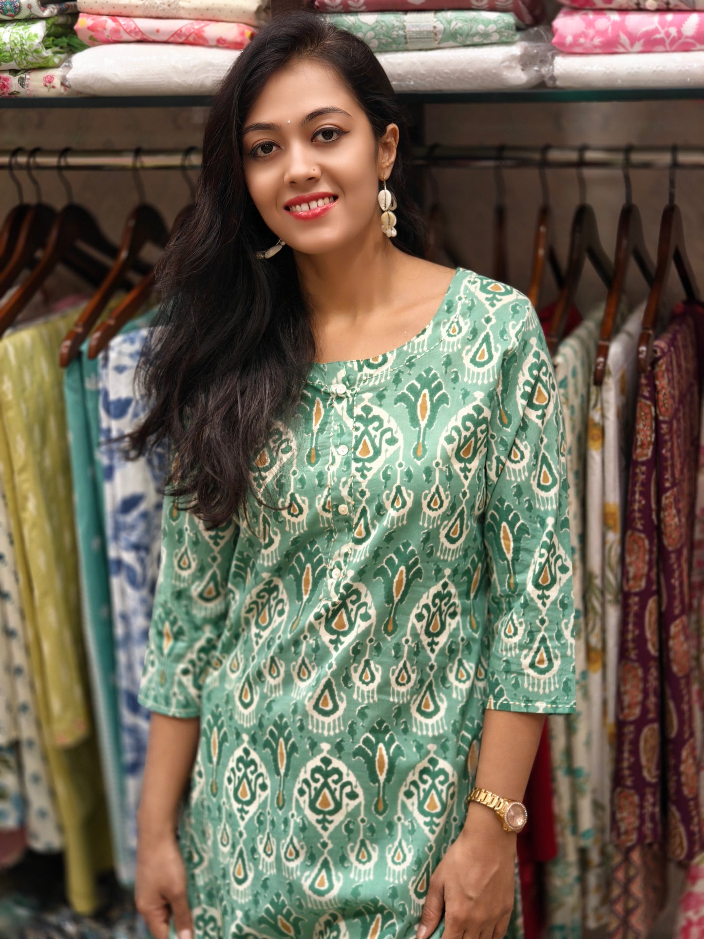 Pure Cotton Kurti 011626