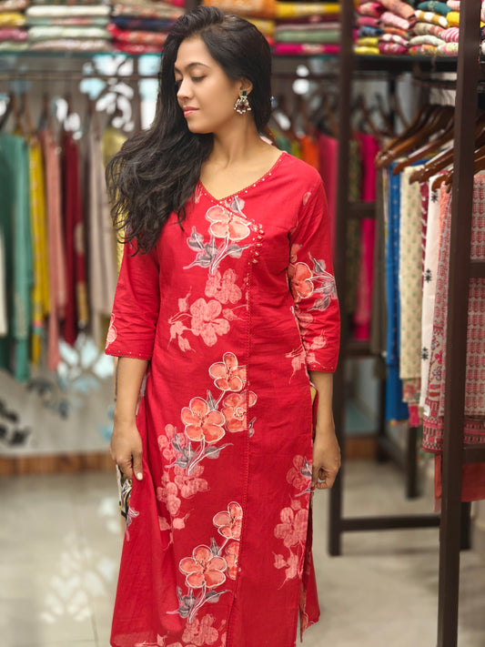 Pure Cotton Kurti 011959