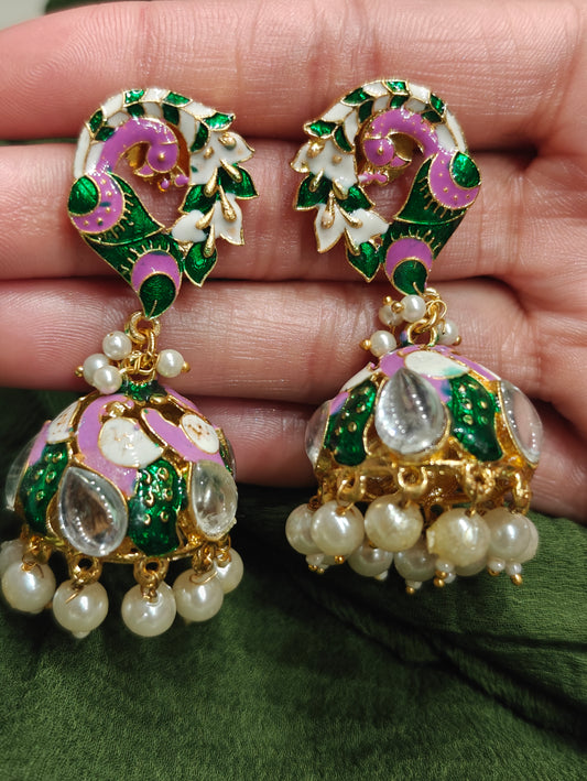 Preeti Jhumki Earrings 012365