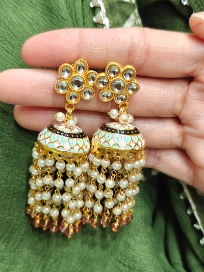 Reva Jhumki Earrings 012315