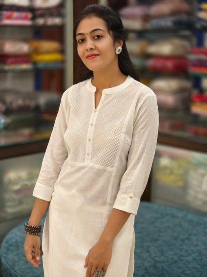 Linen Cotton Kurti 011577