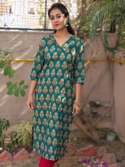 Pure Cotton Kurti 011957