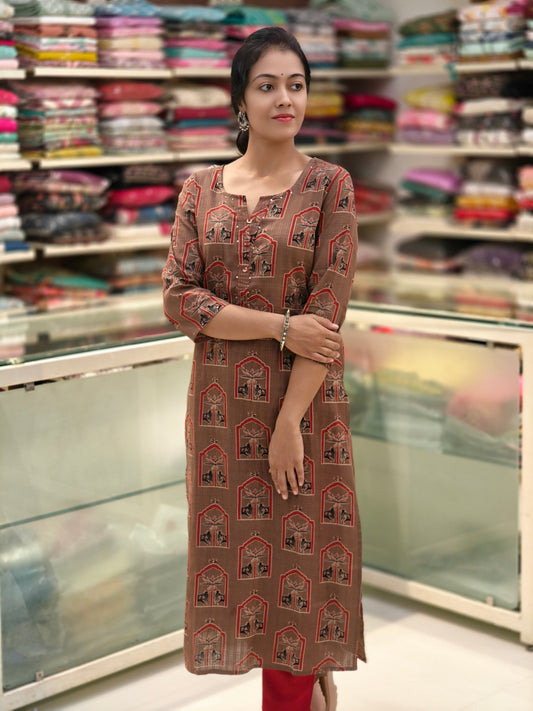 Pure Cotton Kurti 011846